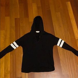 Pink Republic black hoodie shirt